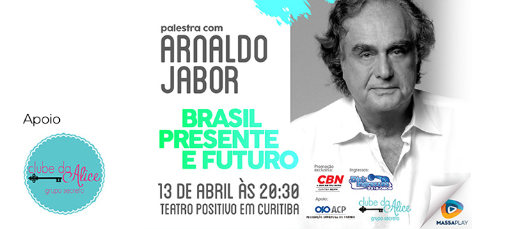 Palestra Arnaldo Jabor em Curitiba