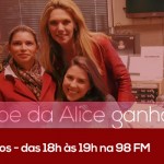 Que emoção, o Clube da Alice estreou na 98FM