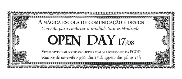 Open Day de comunicação e design