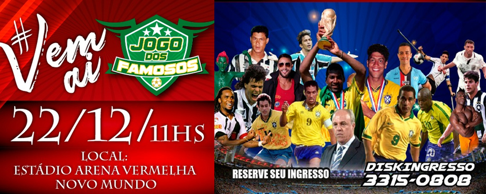 Com ídolos do esporte, Jogo dos Famosos acontece em Curitiba