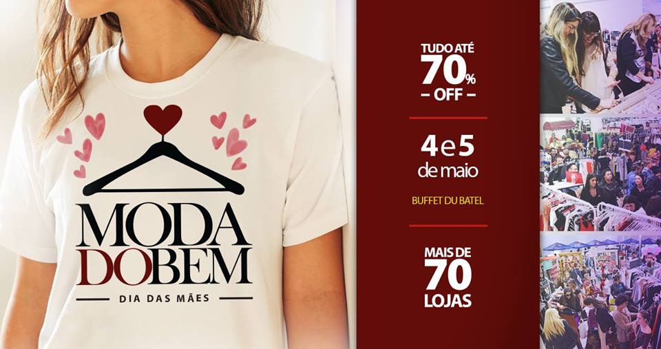 Moda do Bem – até 70% de descontos nas melhores marcas