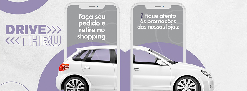 Shopping Crystal continua com sistema de vendas drive-thru