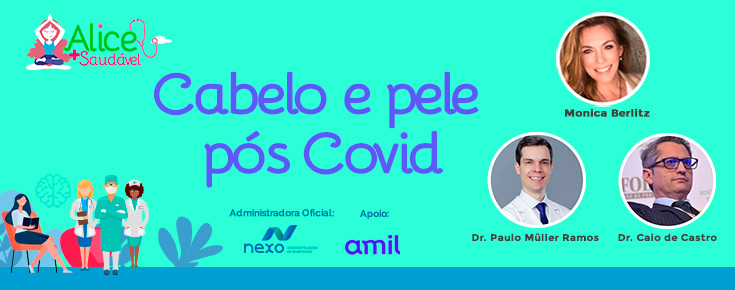 Pele e cabelos de pacientes Pós COVID-19