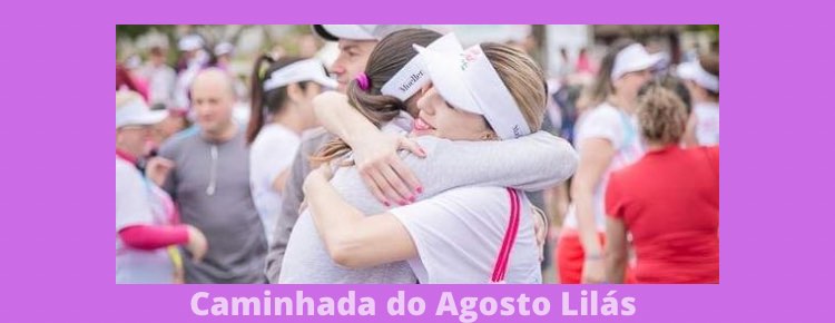 Caminhada Agosto Lilás encerra a Meia Maratona do Clube da Alice